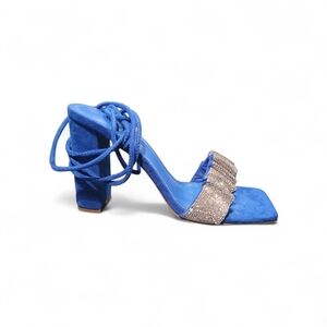 Elegant Blue Women's Heels